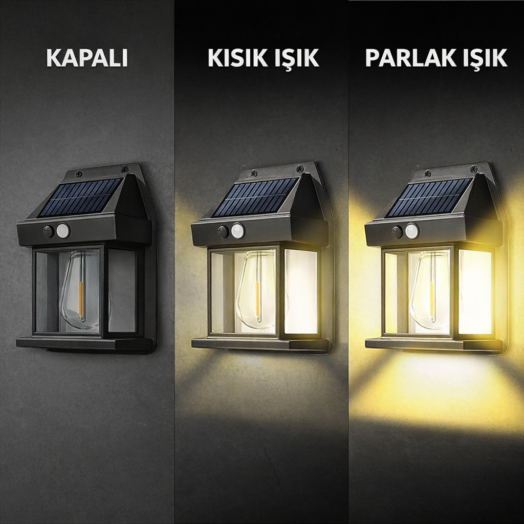 Güneş Enerjili Bahçe Aydınlatması