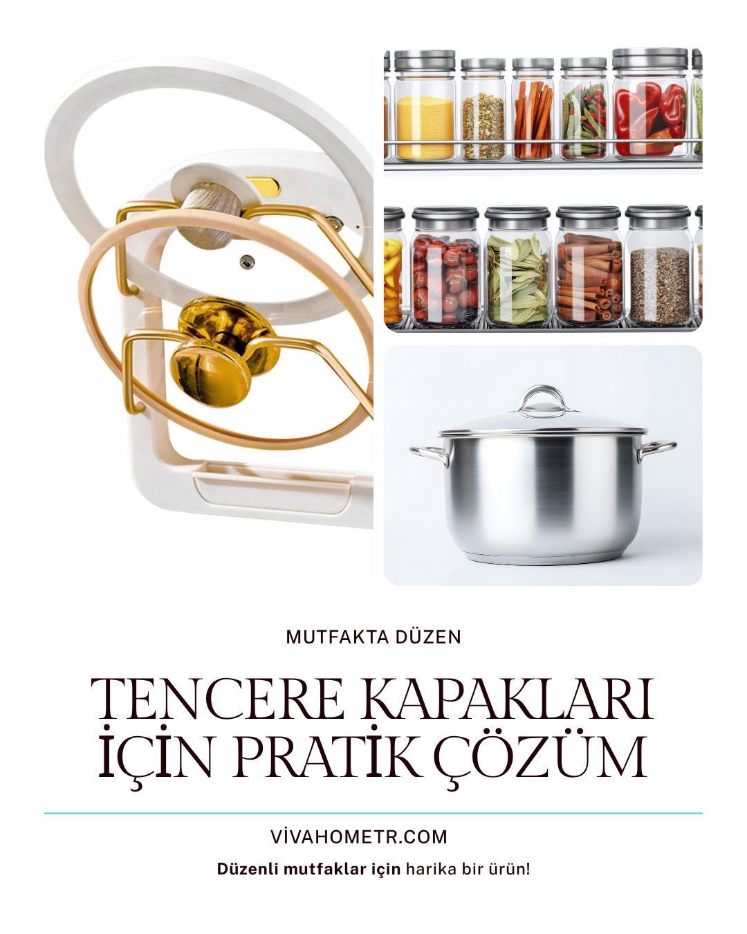 VİVA HOME Tencere Kapağı Organizeri
